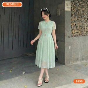 Lựa chọn trang phục lý tưởng cho quý cô sành điệu với đầm B499.