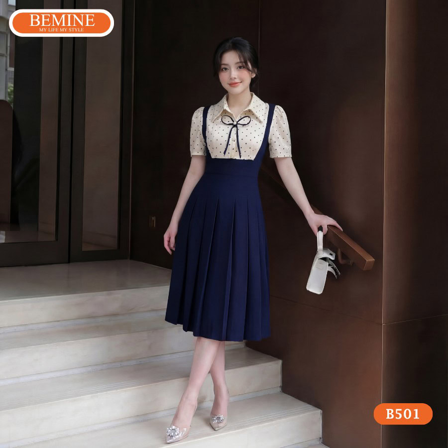 Đầm thiết kế BEMINE B501 giúp tôn dáng và che khuyết điểm hiệu quả.