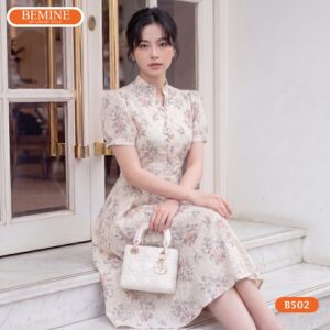 Đầm thiết kế BEMINE B502 mang lại vẻ ngoài nữ tính dịu dàng.
