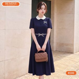 Phong cách thời trang nhã nhặn với đầm BEMINE mã số B506.