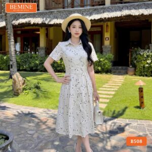 Đầm Thiết Kế BEMINE B508 dáng dài tôn vinh vẻ đẹp quý phái.