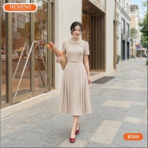 Hình ảnh thực tế mẫu đầm thiết kế BEMINE mã số B509.