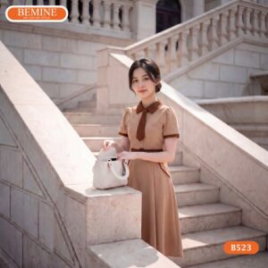 Đầm thiết kế BEMINE B523 mang lại diện mạo chuyên nghiệp.