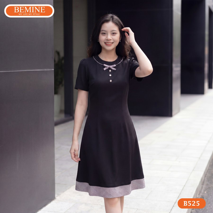 Đầm thiết kế BEMINE B525 mang lại diện mạo chuyên nghiệp.