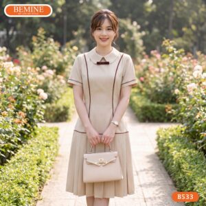 Lựa chọn hoàn hảo cho quý cô công sở với đầm BEMINE B533.
