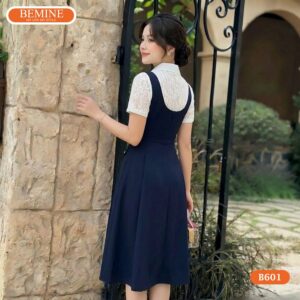 Họa tiết tơ hoa nhẹ nhàng là điểm nhấn nổi bật trên mã B601.