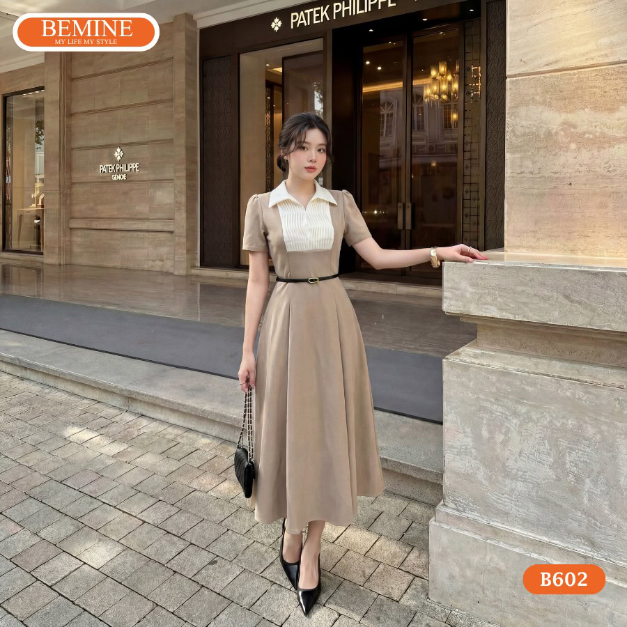 Lựa chọn hoàn hảo cho quý cô hiện đại với đầm BEMINE B602.