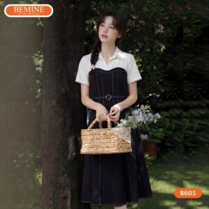 Người mẫu diện đầm BEMINE B605 tự tin trong mọi hoạt động.