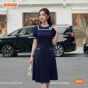 Lựa chọn thời trang hoàn hảo với đầm thiết kế BEMINE B606.