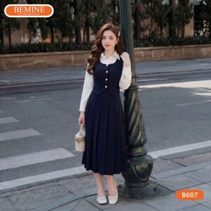 Người mẫu diện đầm BEMINE B607 tự tin trong mọi hoạt động.