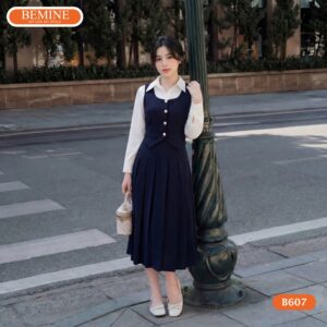 Đầm thiết kế BEMINE B607 mang lại vẻ ngoài trẻ trung chuyên nghiệp.