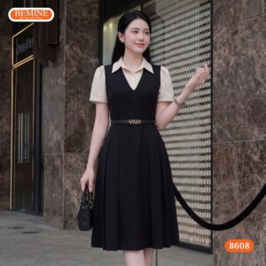Lựa chọn thời trang hoàn hảo với đầm thiết kế BEMINE B608.