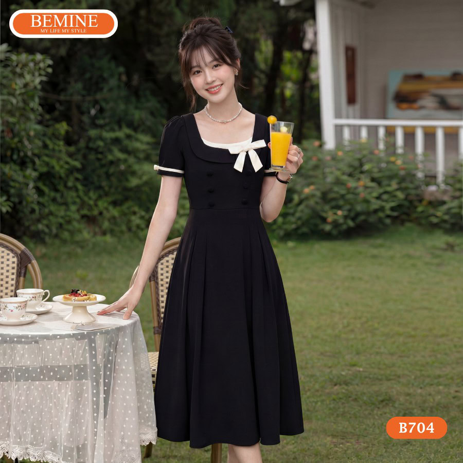 Thiết kế đầm BEMINE B704 mang lại vẻ ngoài trẻ trung và nữ tính.