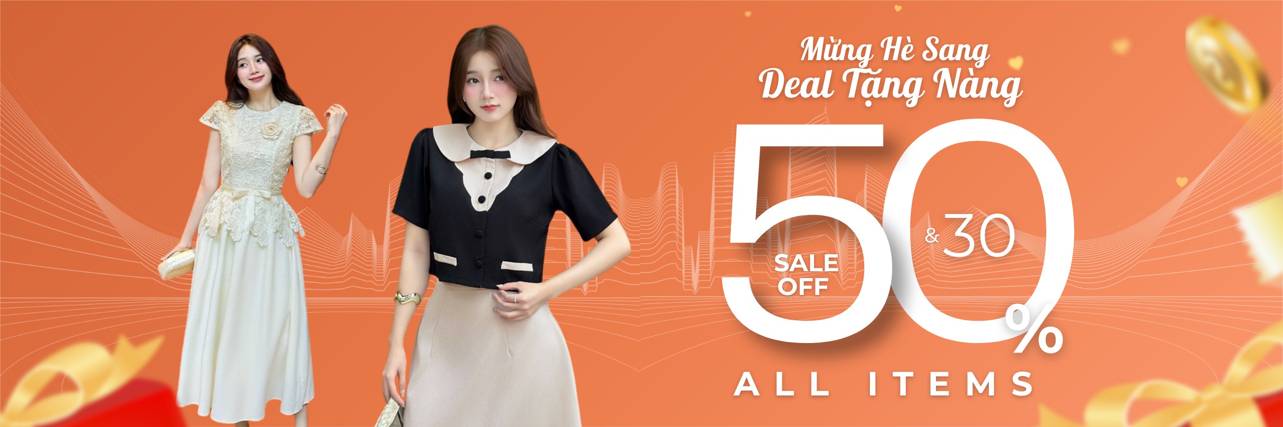 Deal hè sang trọng sale off 50%