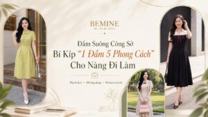 Đầm Suông Công Sở: Bí Kíp “1 Đầm 5 Phong Cách” Cho Nàng Đi Làm hình ảnh
