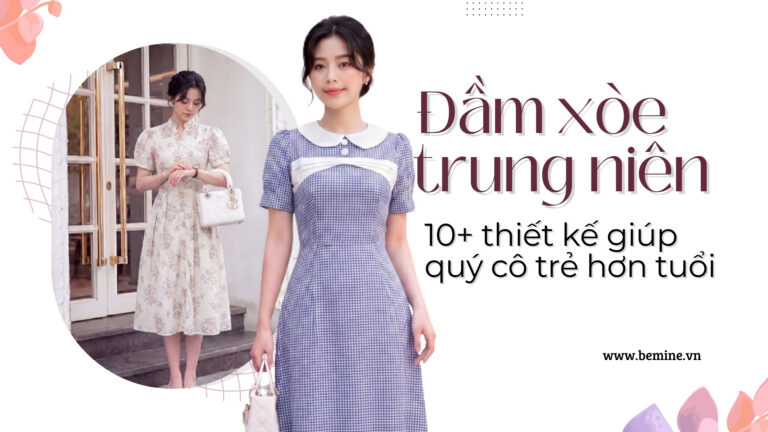 Đầm Xòe Trung Niên: 10+ Thiết Kế Giúp Quý Cô Trẻ Hơn Tuổi hình ảnh