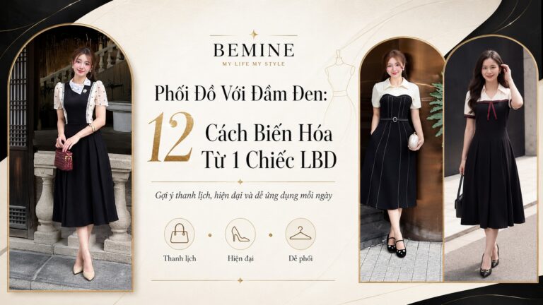 Phối Đồ Với Đầm Đen: 12 Cách Biến Hóa Từ 1 Chiếc LBD hình ảnh