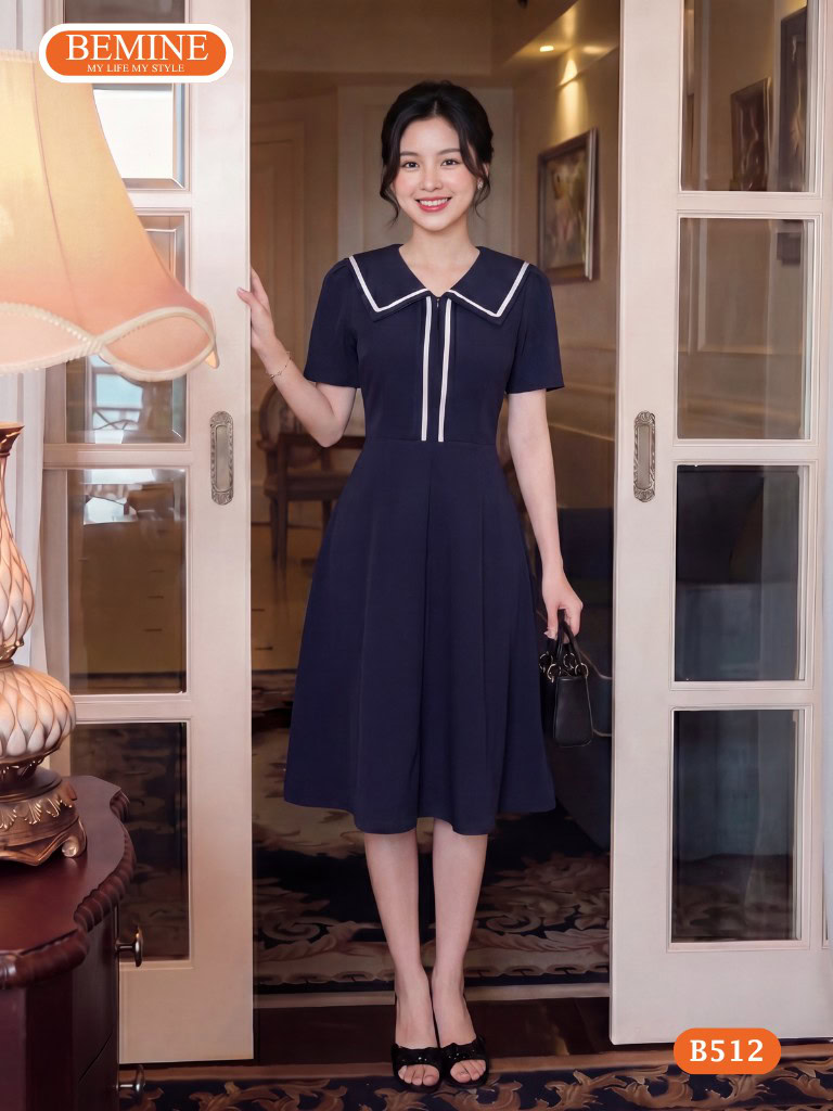 Lựa chọn hoàn hảo nâng tầm phong cách cùng mẫu đầm B512.