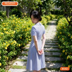Đầm thiết kế BEMINE B542 mang lại diện mạo chuyên nghiệp.