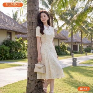 Đầm thiết kế BEMINE B543 mang lại diện mạo nữ tính trẻ trung.