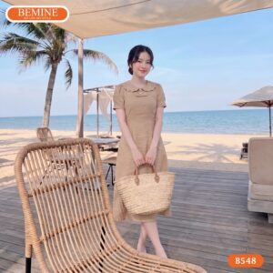 Đầm thiết kế BEMINE B548 mang lại diện mạo nữ tính dịu dàng.