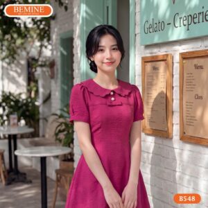 Đầm thiết kế BEMINE B548 mang lại diện mạo nữ tính trẻ trung.
