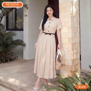 Đầm thiết kế BEMINE B549 mang lại diện mạo nữ tính tự tin.