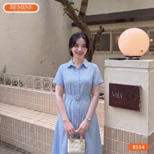 Đầm thiết kế BEMINE B554 mang lại diện mạo công sở trẻ trung.