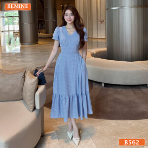 Váy đầm dạo phố B562 mẫu đầm được yêu thích
