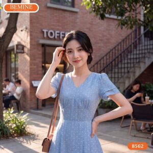 Đầm thiết kế BEMINE B562 mang lại diện mạo nữ tính sang trọng.