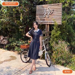 Đầm thiết kế BEMINE B701 mang lại diện mạo chuyên nghiệp.
