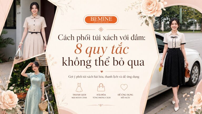 Cách Phói Túi Xách Với Đầm: 8 Quy Tắc Không Thể Bỏ Qua hình ảnh