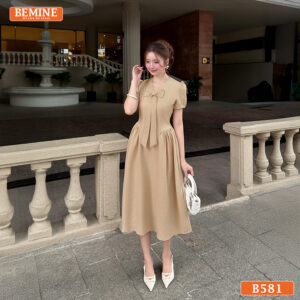 Đầm hoa nhí B581 thiết kế thời trang thiết kế