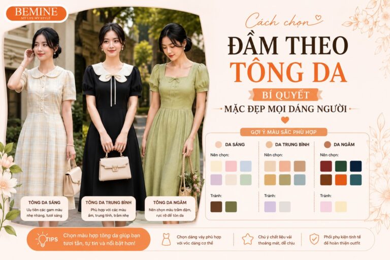Cách Chọn Đầm Theo Tông Da: Bí Quyết Mặc Đẹp Mọi Dáng Người hình ảnh