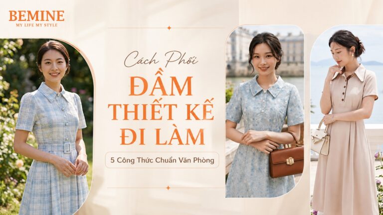 Cách Phối Đầm Thiết Kế Đi Làm: 5 Công Thức Chuẩn Văn Phòng hình ảnh