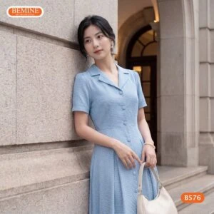 Đầm thiết kế BEMINE B576 mang lại diện mạo thanh lịch thời thượng.