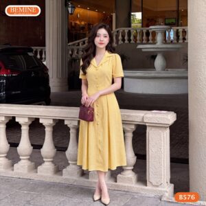 Đầm sang trọng B576 phù hợp nhiều dáng người