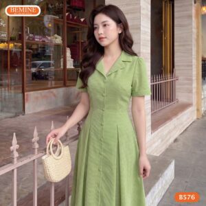 Đầm hoa nhí B576 tôn dáng hoàn hảo