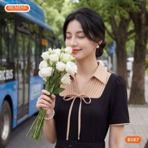 Đầm thiết kế BEMINE B587 mang lại diện mạo nữ tính trẻ trung.