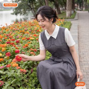 Đầm thiết kế BEMINE B594 mang lại diện mạo công sở chuyên nghiệp.