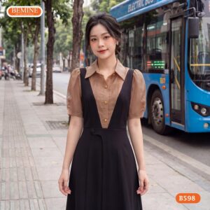Đầm thiết kế BEMINE B598 mang lại diện mạo trẻ trung cá tính.