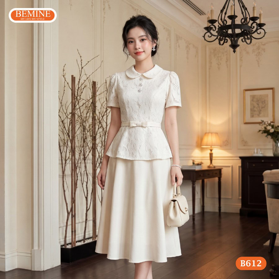 Phối dây chuyền dáng dài và bông tai tạo điểm nhấn hướng tâm