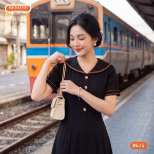 Đầm thiết kế BEMINE B615 mang lại diện mạo nữ tính trẻ trung.