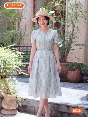 Váy đầm dạo phố B628 sang trọng đi tiệc