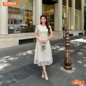 Đầm dự tiệc nữ B632 tinh tế từng đường kim mũi chỉ