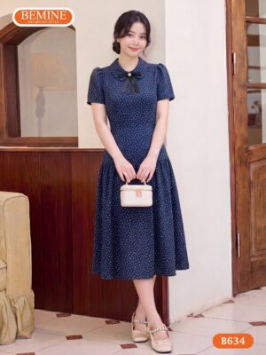Đầm thiết kế BEMINE B634 chất liệu cao cấp thoáng mát