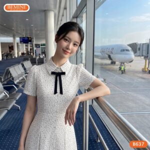 Đầm sang trọng B637 tinh tế từng đường kim mũi chỉ