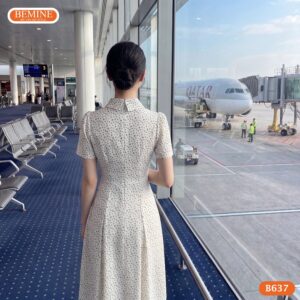 Đầm nữ thanh lịch B637 phong cách nhẹ nhàng