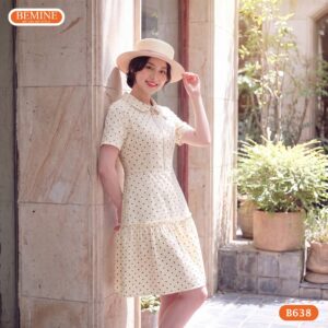 Đầm nữ thanh lịch B638 phong cách nhẹ nhàng