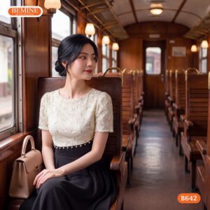 Đầm thiết kế BEMINE B642 mang lại diện mạo nữ tính trẻ trung.